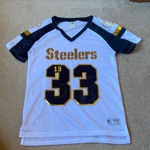 Sequin Pittsburgh Steeler Jersey NFL by VS Pink